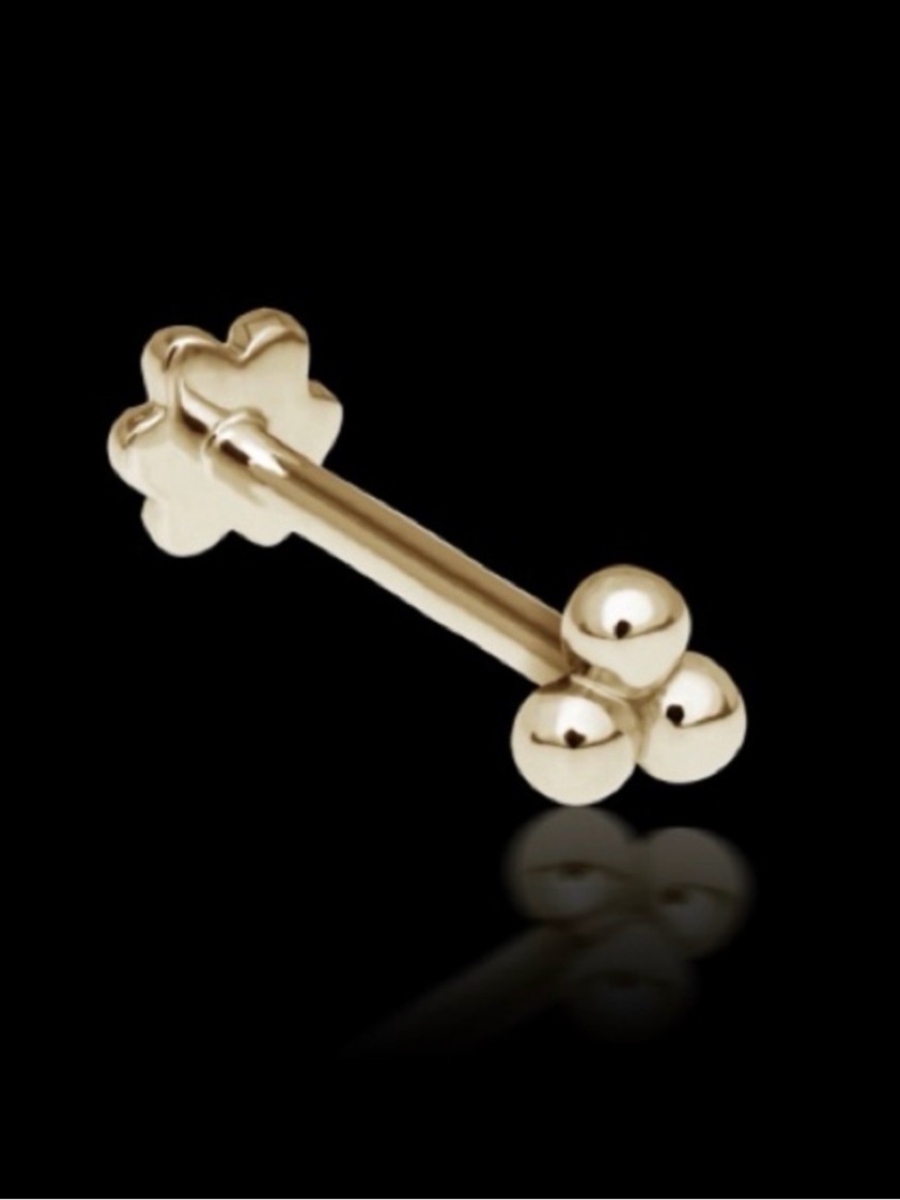 Maria Tash 3 ball Cluster Single Earring